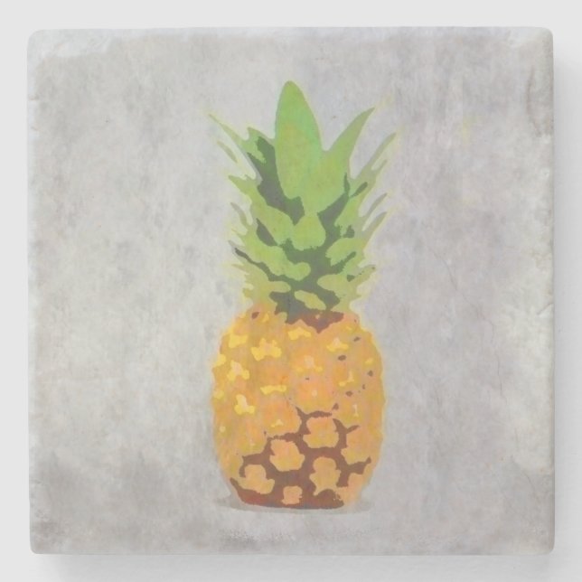 Ananas Steinuntersetzer (Vorderseite)