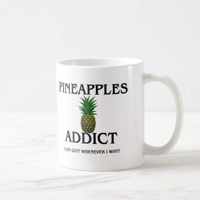 Ananas-Süchtiger Kaffeetasse (Rechts)