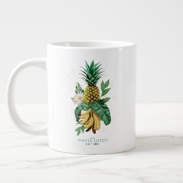 Ananas-Suite im Weißen Lotus Jumbo-Tasse (Links)