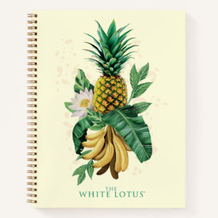 Ananas-Suite im Weißen Lotus Notizbuch