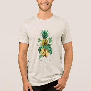 Ananas-Suite im Weißen Lotus Tri-Blend Shirt