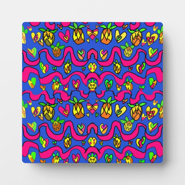 Ananas Summer fun iPad Mini Cover Card Holder H Fotoplatte (Vorderseite)