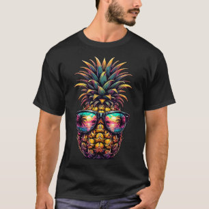 Ananas Sungles Aloha Strände Hawaii T-Shirt