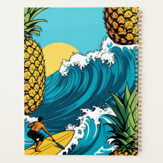 Ananas Surfer: Sommer tropisches Abenteuer Planer
