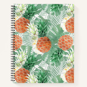 Ananas, süßes Paar. Notizbuch