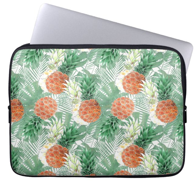 Ananas, süßes Paar, Obst Laptopschutzhülle (Vorderseite)