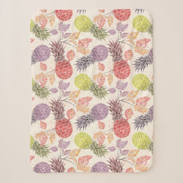 Ananas, süßes Paar, Obst Sherpadecke (Vorderseite)