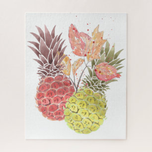 Ananas, süßes Paar, Puzzle