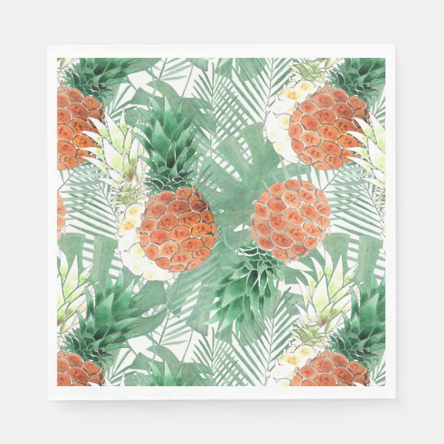 Ananas, süßes Paar, Serviette (Vorderseite)