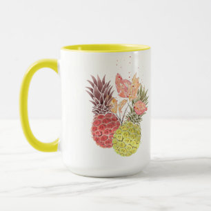 Ananas, süßes Paar. Tasse