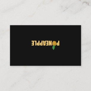 Ananas-Swinger-Phrase für Männer Frauen Visitenkarte