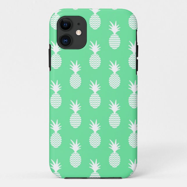 Ananas-tadelloses Muster Case-Mate iPhone Hülle (Rückseite)