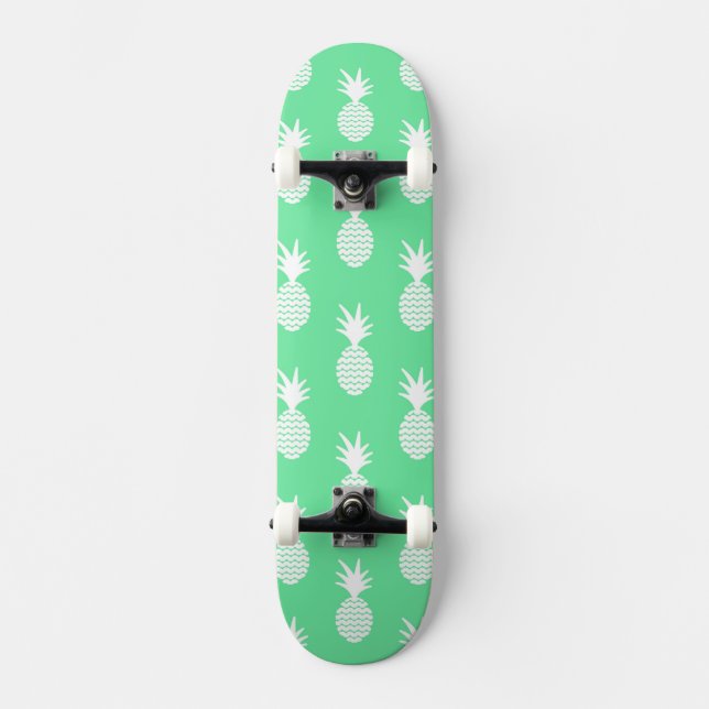 Ananas-tadelloses Muster Skateboard (Vorderseite)