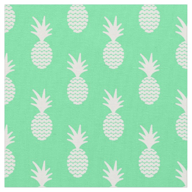 Ananas-tadelloses Muster Stoff (Nahaufnahme)