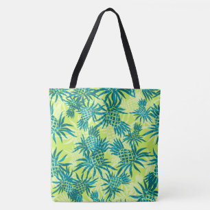 Ananas-Tarnmuster Hawaiianischer Tropischer Strand