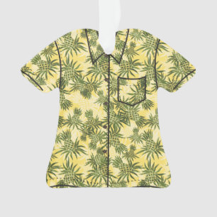Ananas-Tarnmuster Hawaiianisches Tropen-Aloha-Shir Ornament