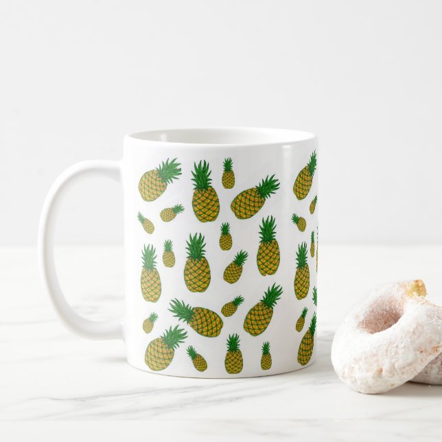 Ananas-Tasse Kaffeetasse (Mit Donut)