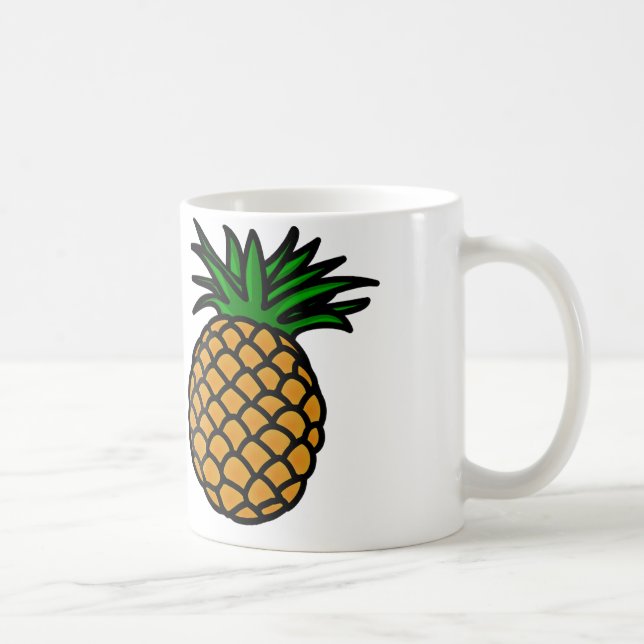 Ananas-Tasse Kaffeetasse (Rechts)