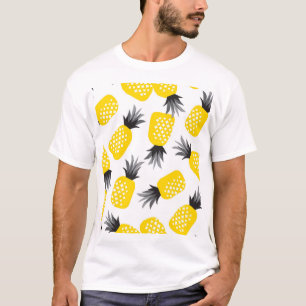 Ananas Textur, Vintages Sommermuster. T-Shirt