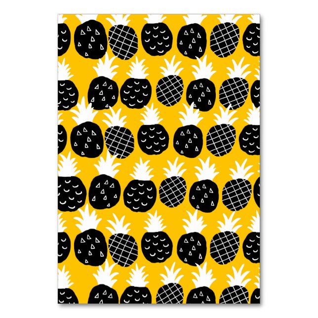 Ananas Tischnummer (Vorderseite)
