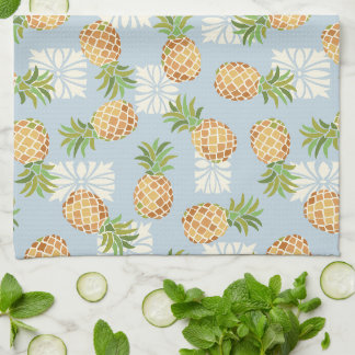 Ananas Toss Soft Blue Geschirrtuch