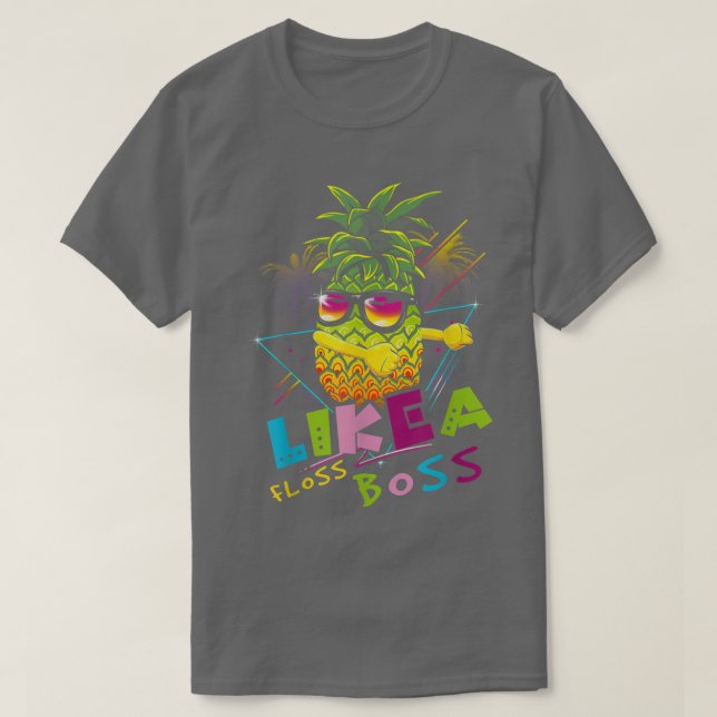 Ananas tragen eine Sonnenbrille, die wie ein Boss  T-Shirt (Design vorne)
