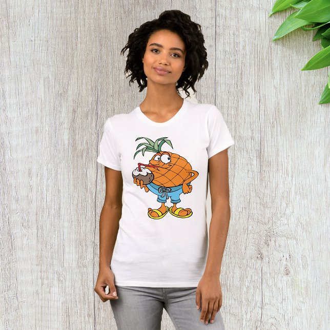 Ananas trinkt Kokosmilch T - Shirt (Von Creator hochgeladen)