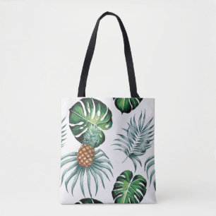 Ananas-Tropen-Watercolor-Dschungel-Palm-Muster