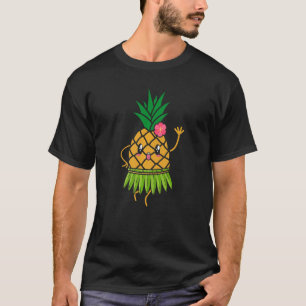 Ananas Tropical Fruit Food Hallo Sommer T-Shirt