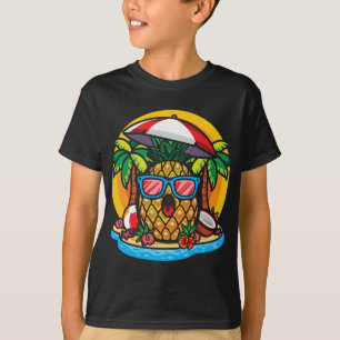 Ananas tropisch-hawaiianischer Ananas Lover Sungla T-Shirt