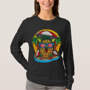 Ananas tropisch-hawaiianischer Ananas Lover Sungla T-Shirt