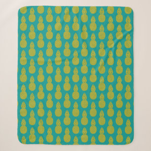 Ananas-tropische Frucht Sherpadecke