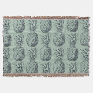 Ananas, tropische Fruchtmuster Decke