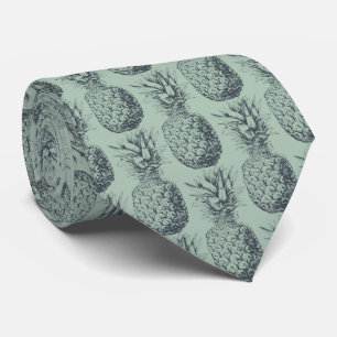 Ananas, tropische Fruchtmuster Krawatte
