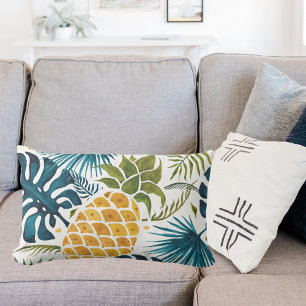Ananas-tropische Palmen-Blätter Lendenkissen