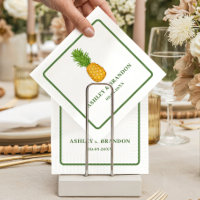 Ananas-Tropische Strand-Küsten-Retro-Hochzeit