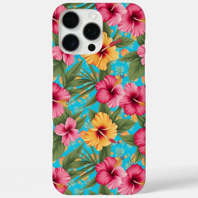 Ananas tropisches Blütenbild Case-Mate iPhone Hülle (Rückseite)