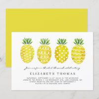 Ananas tropisches Bridal Brunch