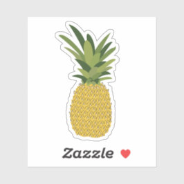 Ananas tropisches Fruchtdesign Aufkleber