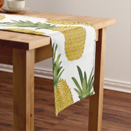 Ananas tropisches Fruchtdesign Kurzer Tischläufer
