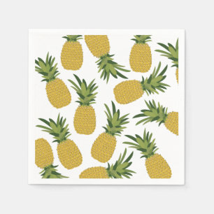Ananas tropisches Fruchtdesign Serviette