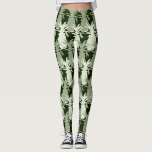 ANANAS TROPISCHES MUSTER LEGGINGS