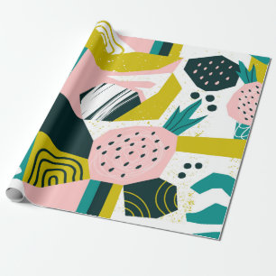 Ananas und andere Formen, Flecken, d Geschenkpapier
