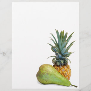 Ananas und Birne Flyer