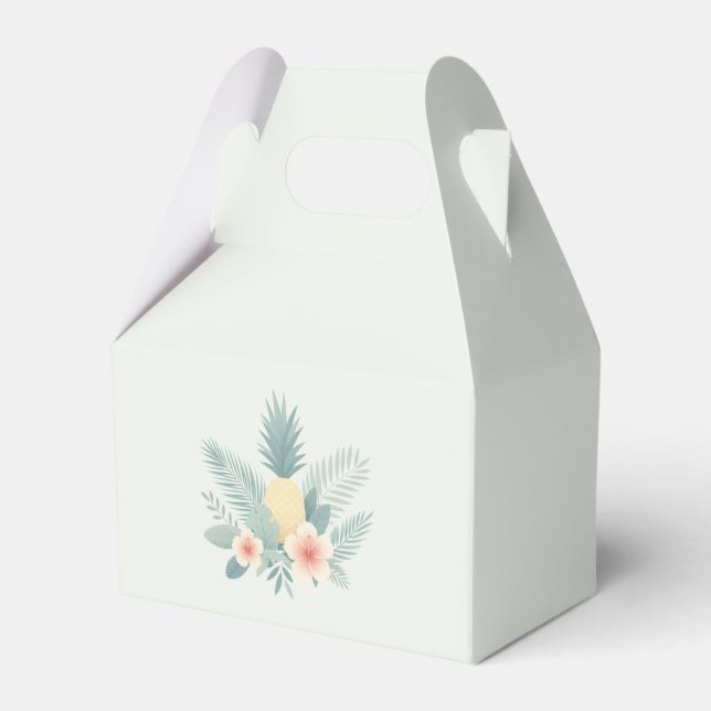 Ananas und Hawaii Geschenkschachtel (Vorderseite)