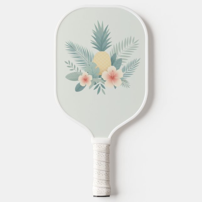 Ananas und Hawaii Pickleball Schläger (Vorderseite)