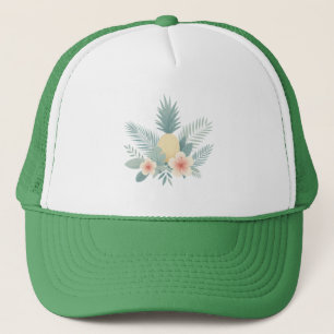 Ananas und Hawaii Truckerkappe