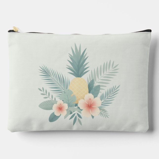 Ananas und Hawaii Zubehörtasche (Vorderseite)