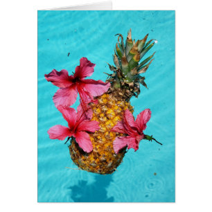 Ananas und Hibiskus