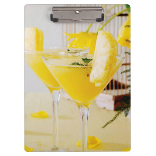 Ananas- und Ingwer-Fresca-Cocktail Klemmbrett